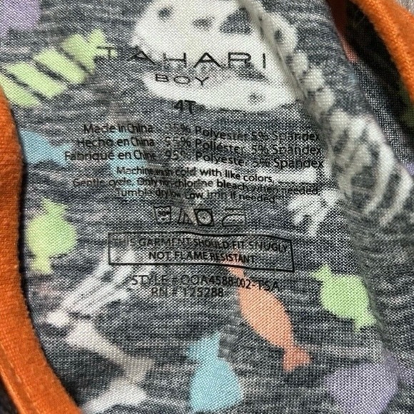 Tahari Kids Halloween Footie Set - Green & Orange & Black - Picture 3 of 6
